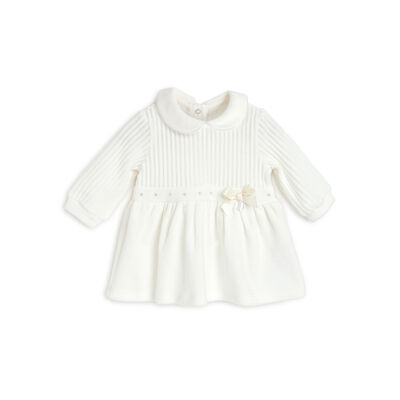 Girls Bronze Embellished Long Sleeve Dress